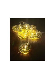 Generic 2.5 Branch Zina - Crescent Shape Inside Jameh - Ramadan Decoration - Yellow Copper  - Image 3