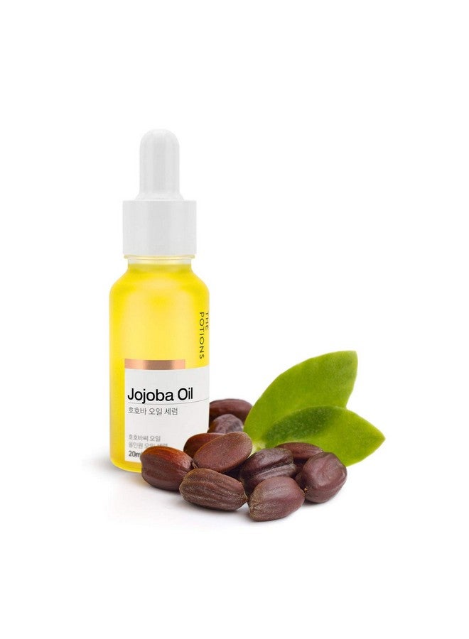THE POTIONS Jojoba Oil Serum For Face L 100% Jojoba Seed Oil Hydrating Facial Oil L Korean Skincare Crueltyfree Hypoallergenic 20Ml - Image 1