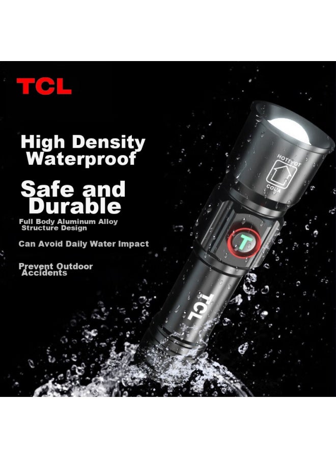 TCL Tcl Flashlight, High Brightness, Zoomable, Ultra-bright, Outdoor And Home Emergency Light, Long Battery Life, Outdoor Mini Portable Flashlight  - Image 2