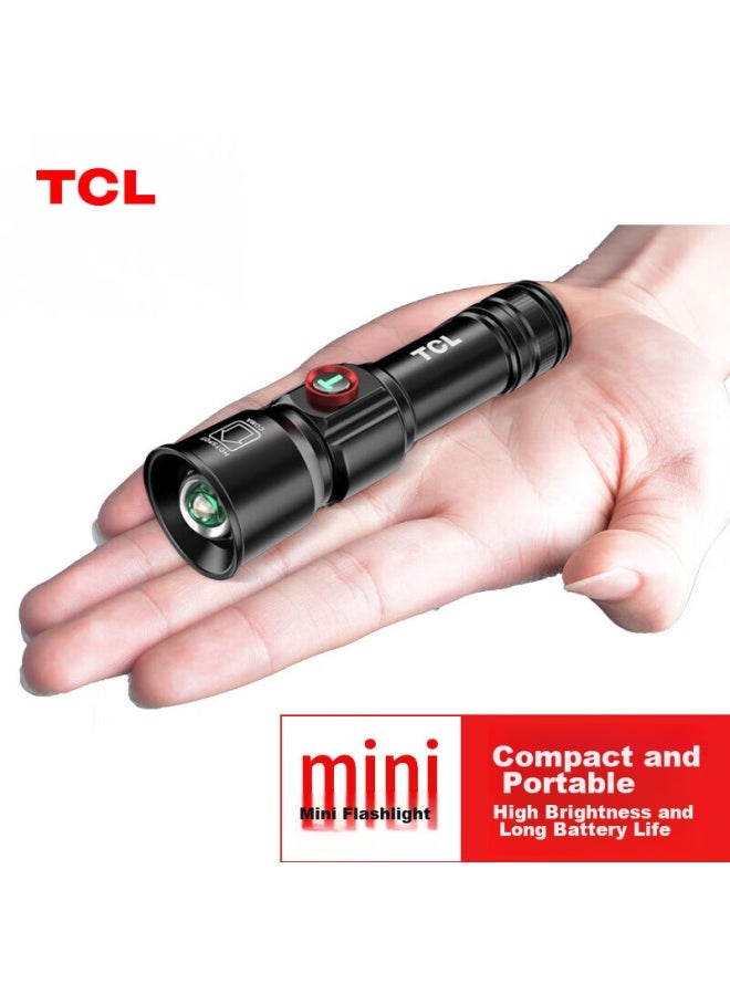 TCL Tcl Flashlight, High Brightness, Zoomable, Ultra-bright, Outdoor And Home Emergency Light, Long Battery Life, Outdoor Mini Portable Flashlight  - Image 1