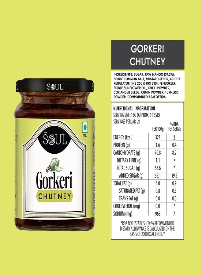 ADF Soul Soul Sweet Mango Relish Gor-Keri Chutney 325 Grams - A Tangy Fusion of Sweetness and Spice - Image 4