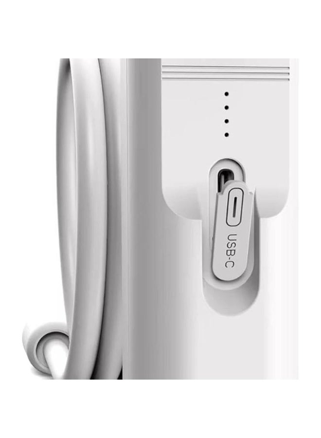 BlueFire Portable Travel Bidet with 2.5L Water Container USB Rechargeable Shattaf Sprayer for Camping Toilet Hygiene White - Image 4
