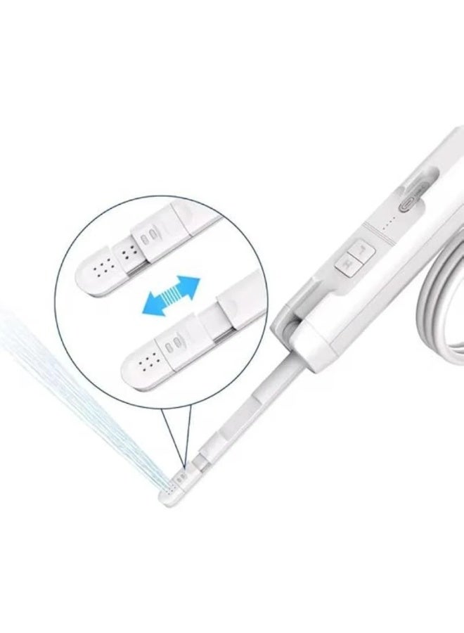 BlueFire Portable Travel Bidet with 2.5L Water Container USB Rechargeable Shattaf Sprayer for Camping Toilet Hygiene White - Image 2