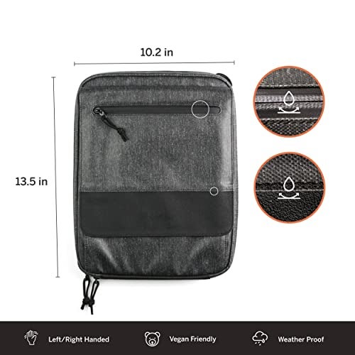 Etchr Slate Mini Satchel - 2 in 1 Art Travel Case and Small Messenger Bag for Essential Art Supplies - Multipurpose Weatherproof Travel Portfolio - Tripod Mountable for Plein Air - Image 3