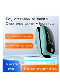 Furtey Pulse Oximeter Fingertip, Pulse Oximeter Rechargeable, Pulse Oximeter with Rechargeable, Fingertip Blood Oxygen Saturation Monitor Rechargeable, for Home Outdoor Sports Wide Use (Blue)  - Image 3