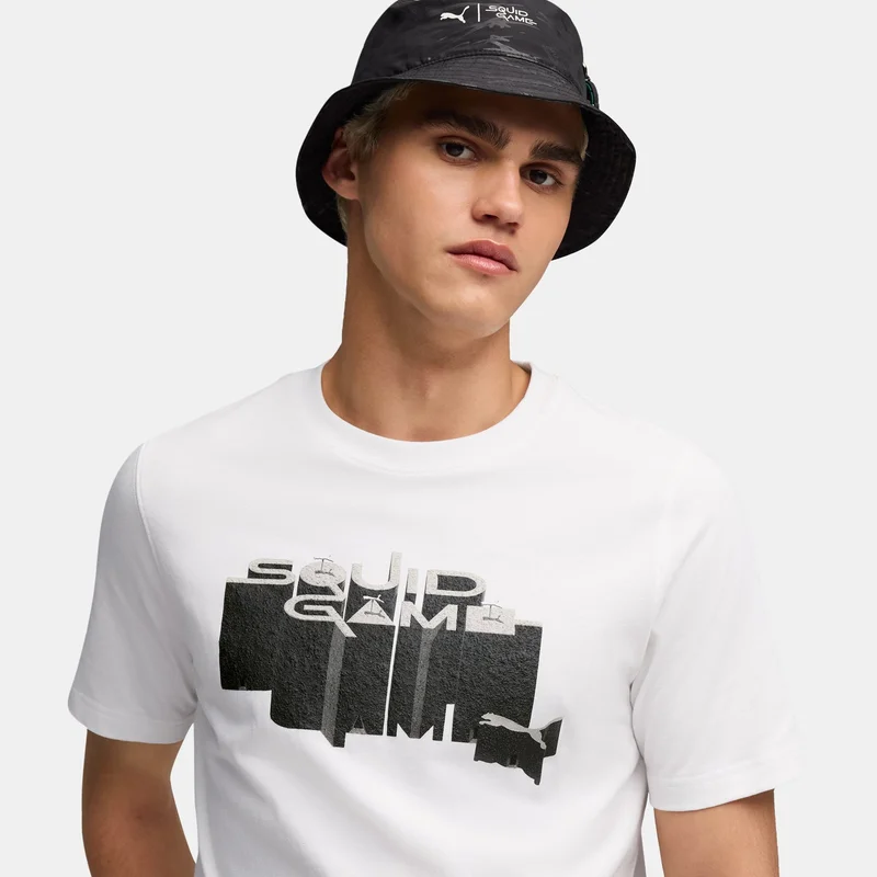Puma White Men's Squid Game Graphic T-Shirt for Men | Best Price UAE