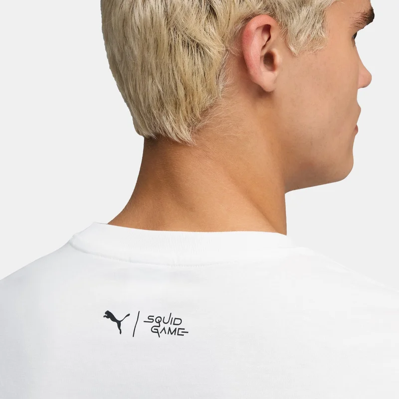 Puma White Men's Squid Game Graphic T-Shirt for Men | Best Price UAE