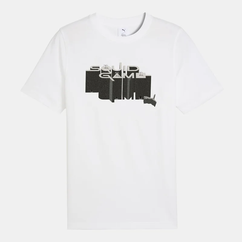 Puma White Men's Squid Game Graphic T-Shirt for Men | Best Price UAE