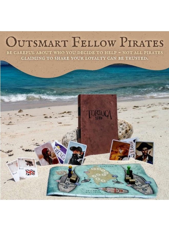 Facade Games - Tortuga 1667 Board Game Treasure Plunder Game Of Cards Strategy Deceit And Luck For 2 9 Players - Image 1