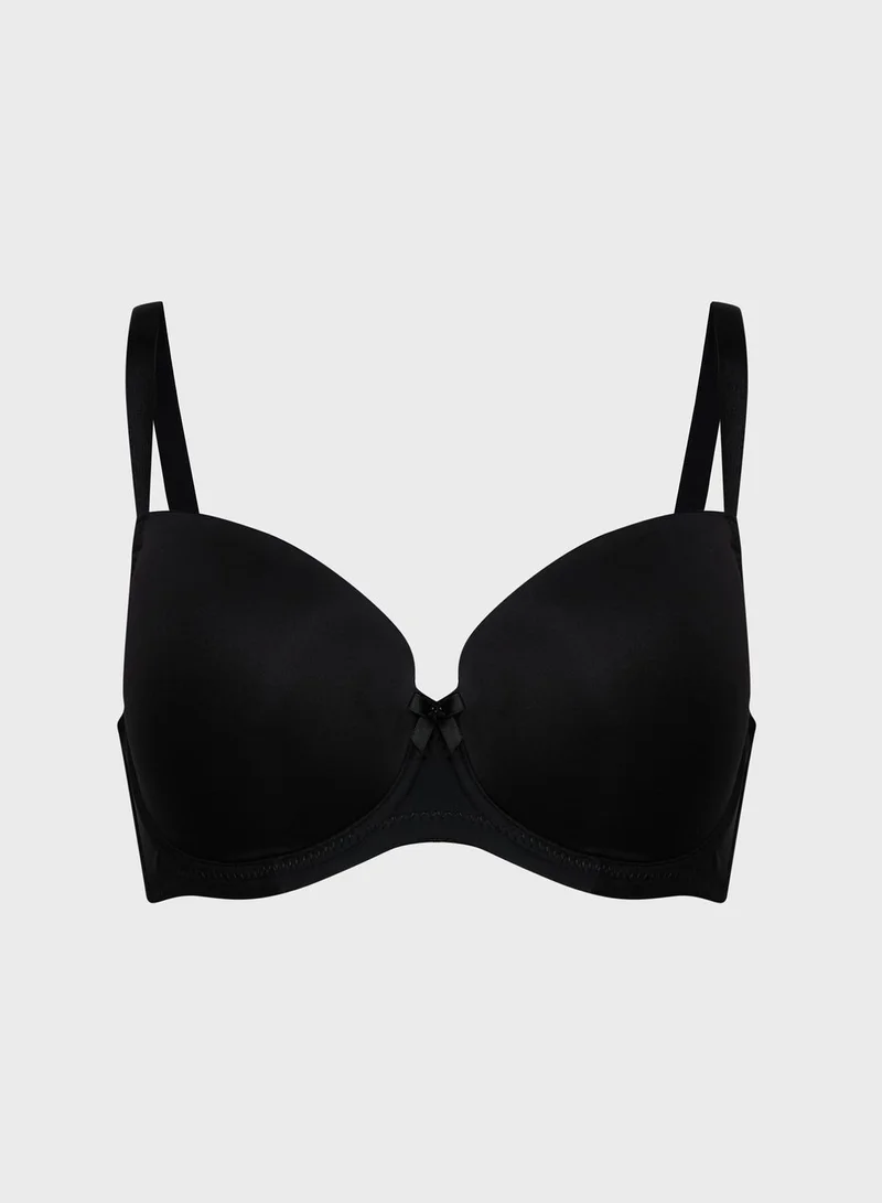 Ivory Rose 2 Pack Plain T-Shirt Bras