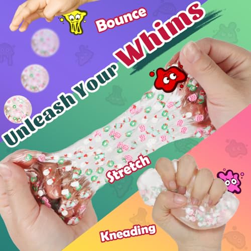 WATERELF Play Putty Slime for Kids Fidget Sensory Artistic Therapy Putty Toys for Boys Girls Adults Stress Relief NonSticky Mixins PM002 - Image 5