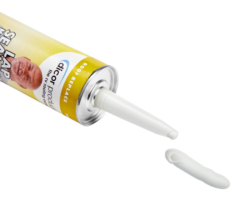 Dicor ديكور 551LSD-1 مانع تسرب غير مستوي خالي من HAPS - 10.3 أونصة، دوف (أبيض ساطع)، آمن، مثالي لأسطح RV، الصيانة، الإصلاح، تطبيق الأجهزة - Image 2
