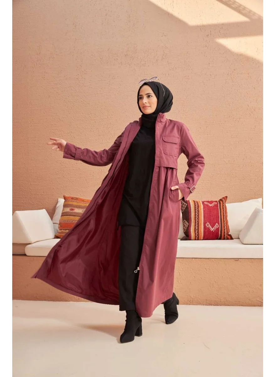 Neways 6302-TRENCH COAT Dusty Rose