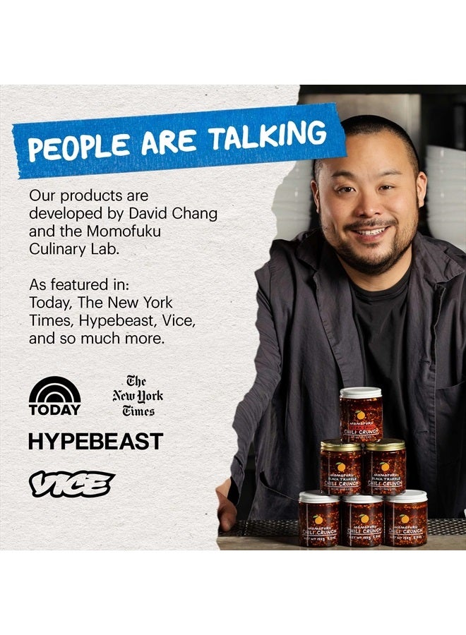 Momofuku Chili Crunch by David Chang, (5.5 Ounces), Chili Oil with Crunchy Garlic and Shallots, Spicy Chili Crisp - Image 4