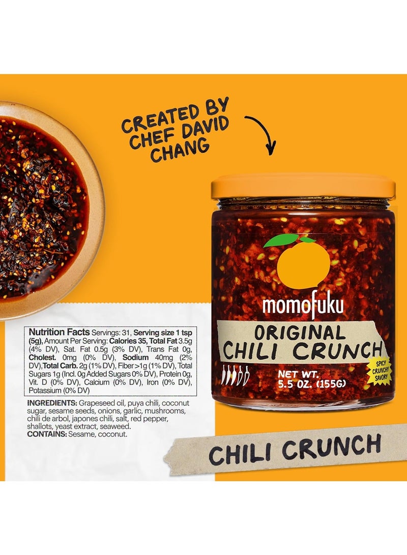 MOMOFUKU David Chang Chili Crunch, (5.5 oz) Packaging May Vary - Image 2