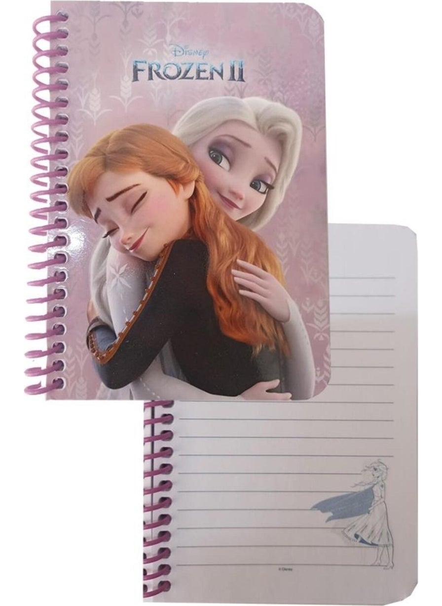 GENC DIJITAL BASKI GENC DIGITAL PRINTING Notebook Frozen Elsa 11X15 cm 1 Piece 80 Sheets Lined Licensed Frozen Student Notebook 