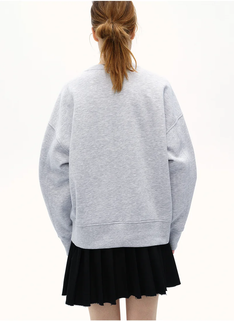 اتش اند ام Oversized Motif-Detail Sweatshirt