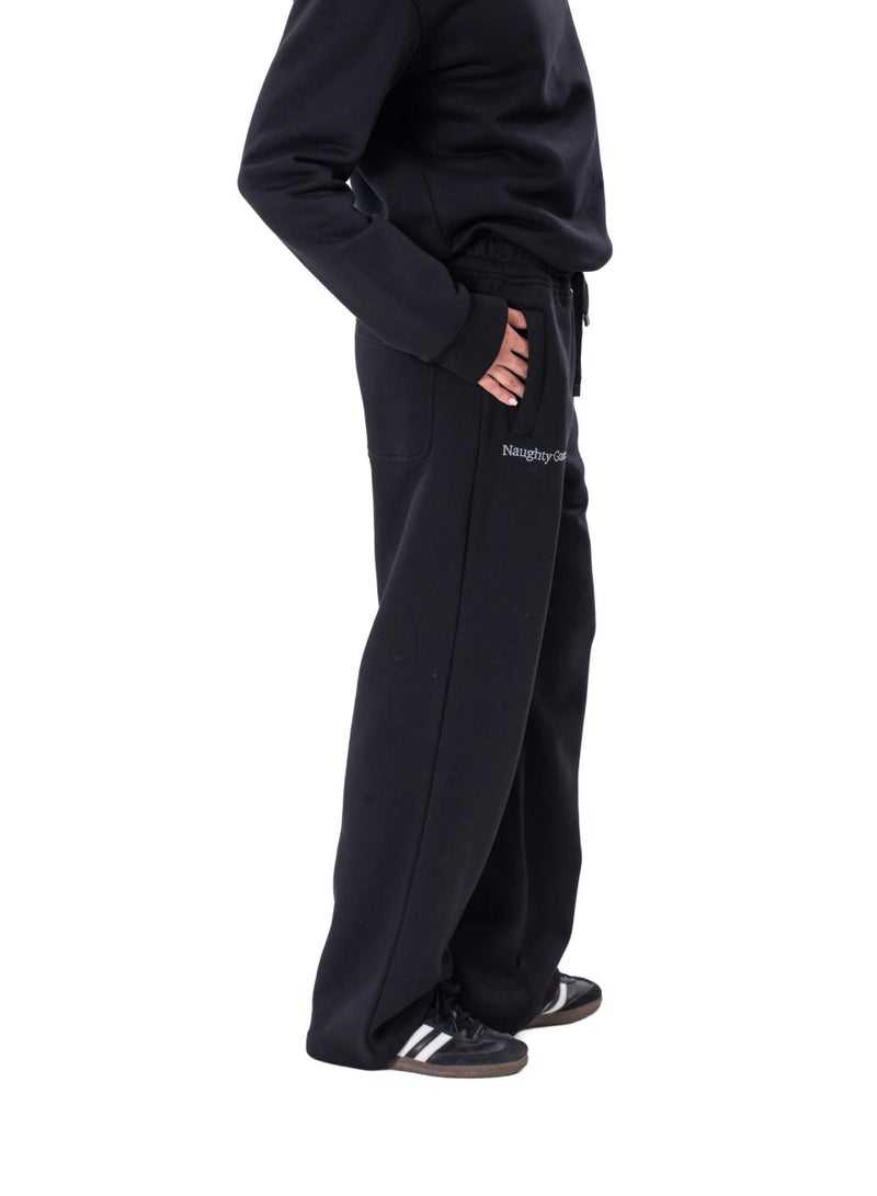Naughty Goose Sweatpants Black - Image 5