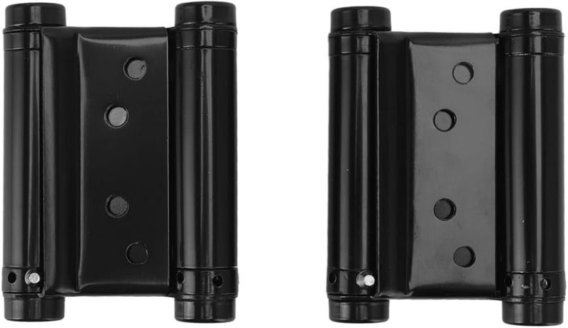 مفصلة باب فولاذية مقاومة للصدأ ذات طلاء أسود، تعمل بنظام الزنبرك المزدوج، تغلق تلقائياً وتأتي مع أداة ضبط. - Image 5