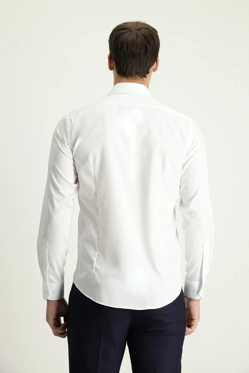 Kiğılı Long Sleeve Non Iron Slim Fit Shirt
