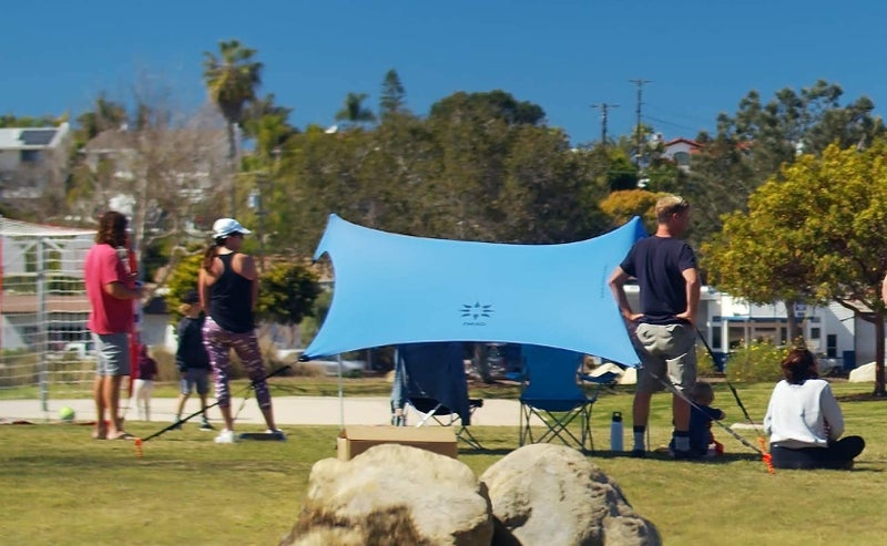 Neso Sidelines 1 Sports Tent - Lightweight and Portable Sun Shelter and Shade Tent for Outdoor Activities - Patented Reinforced Corners - UPF 50+ Sun Protection - 5.5 ft Tall, 7 x 4.5 ft - Periwinkle - Image 2