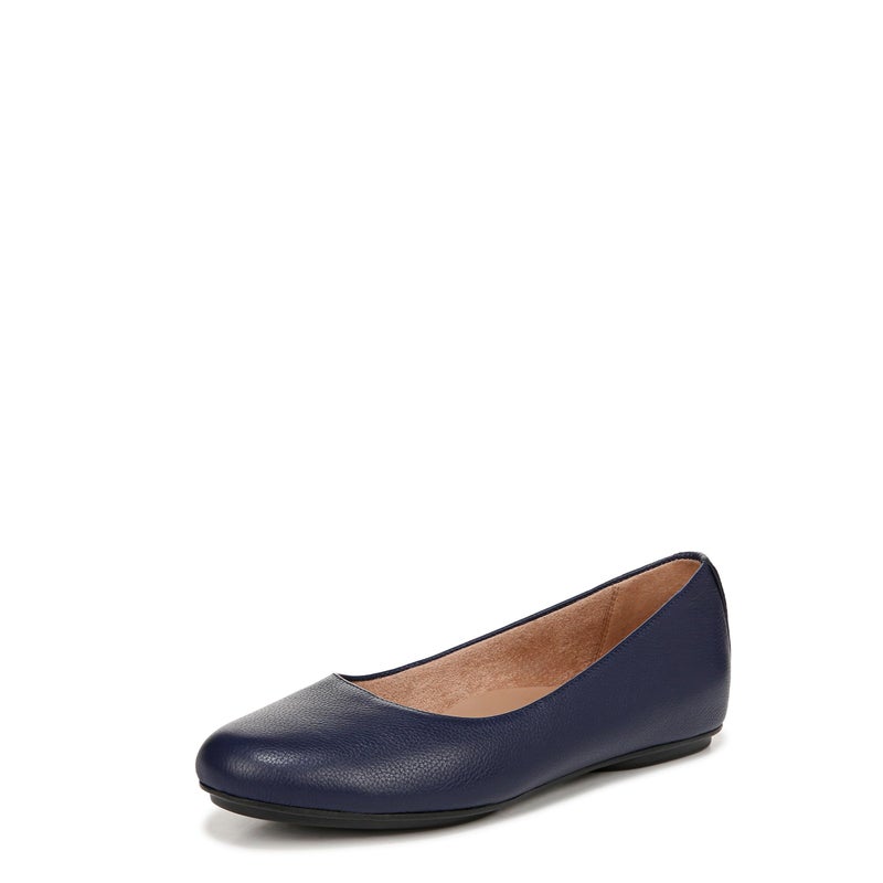 Naturalizer Womens Maxwell Ballet Flat Midnight Blue 6 W