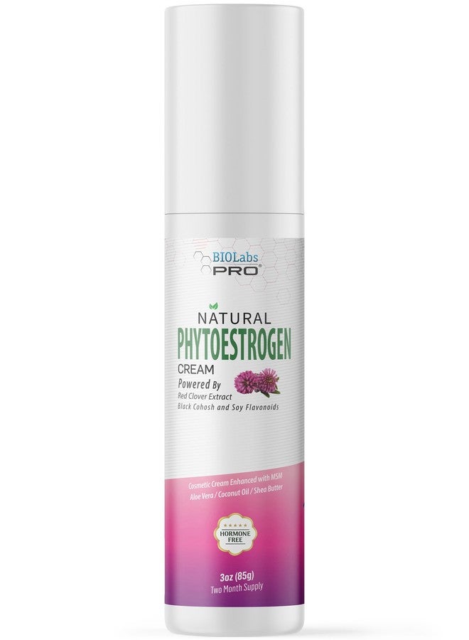 BIOLABS PRO Phytoestrogen Cream - Natural Plant Based Support, Hormone-Free Formula - Red Clover Extract, Black Cohosh & Soy Flavonoids - Two Month Supply - 3oz - Image 1