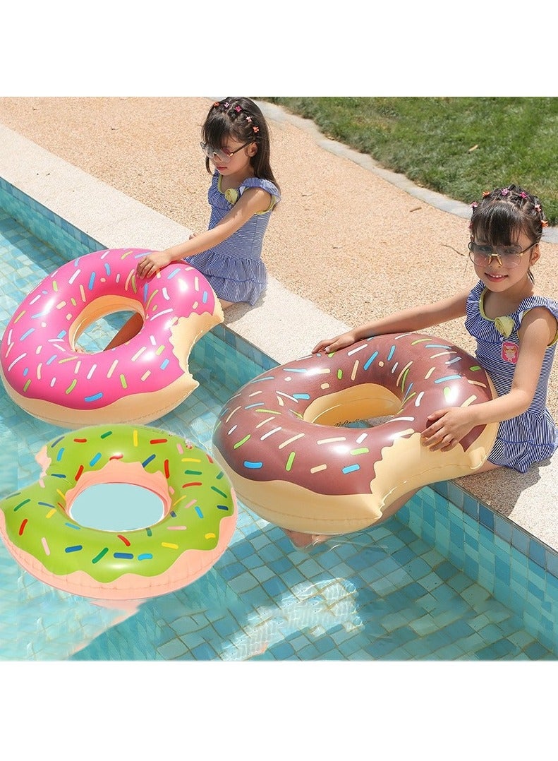 MUMS PLANET "Inflatable Donut Design Swim Ring 100cm - Fun & Safe Family Pool Float - Perfect for Summer Fun at the Beach & Swimming Pools for Adults & Kids"-- Floats - Swimming pool and beach supplies - Float - Image 4