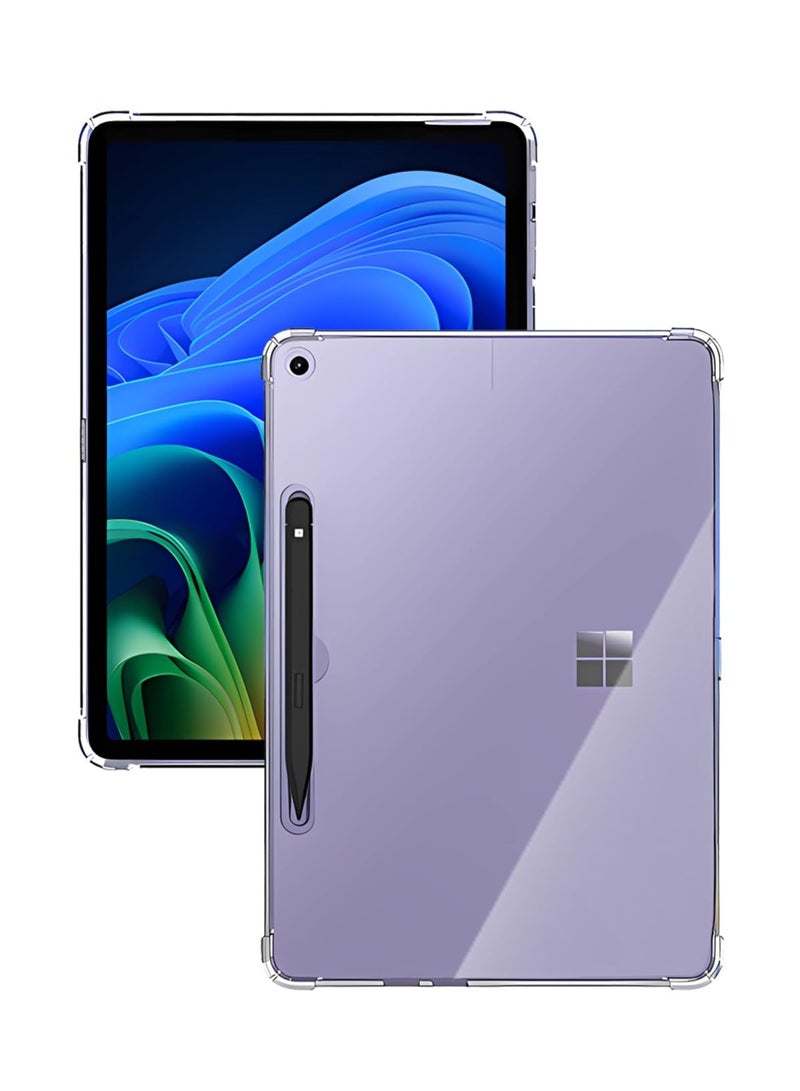 general Clear Case for Microsoft Surface Pro 12 Inch 2025 Tablet, Flexible TPU Shockproof Cover with Airbag for Windows 11 Tablet, Lightweight - Image 1