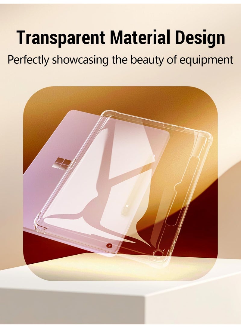 general Clear Case for Microsoft Surface Pro 12 Inch 2025 Tablet, Flexible TPU Shockproof Cover with Airbag for Windows 11 Tablet, Lightweight - Image 3