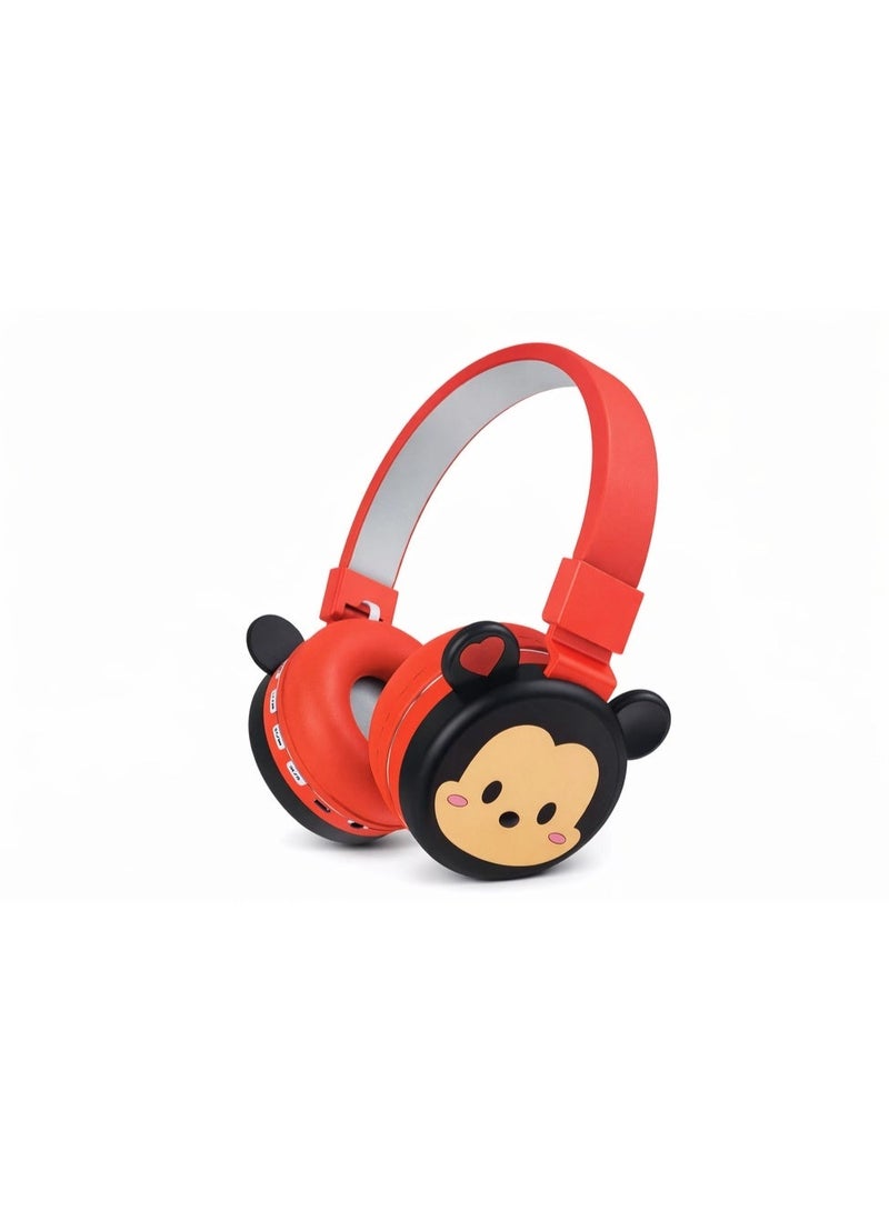 AH-806M Wireless Bluetooth Stereo Headset with Built-in Microphone, Rechargeable Battery, and 3.5mm AUX Input for Gaming, Music, and Calls - Image 1