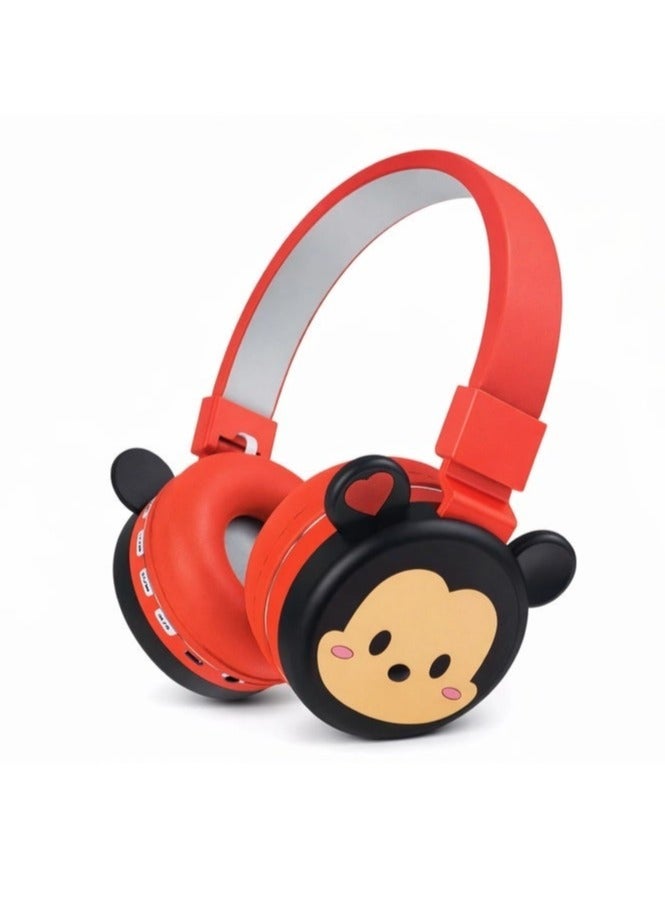 AH-806M Wireless Bluetooth Stereo Headset with Built-in Microphone, Rechargeable Battery, and 3.5mm AUX Input for Gaming, Music, and Calls - Image 1