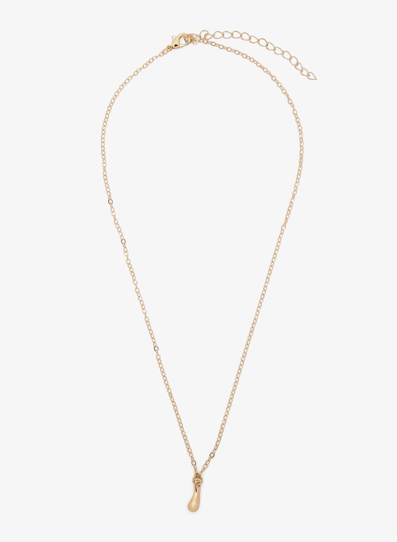 ايلا طقم مجوهرات ذهبي رقيق - Image 1