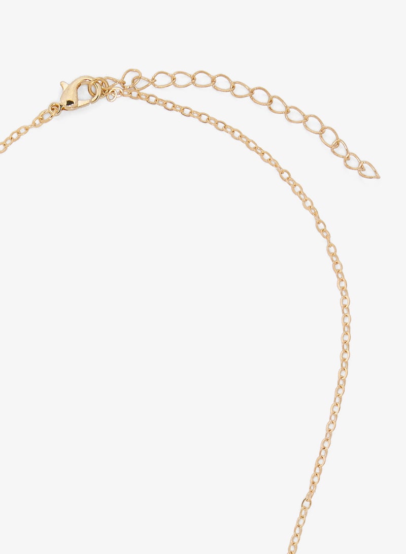 ايلا طقم مجوهرات ذهبي رقيق - Image 3