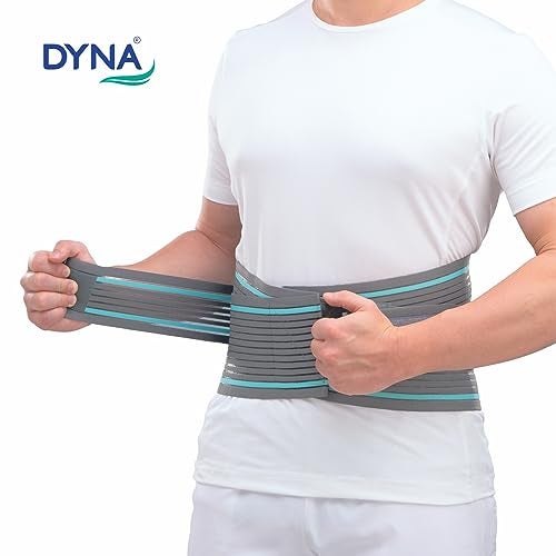 Dyna | Lumbo Sacral (L.S.) Corset | Back Pain Relief Belt | Lower Back Brace Support | Contoured Lumbar Support | Dual Adjustable Straps | For Men and Women. Medium - Image 2