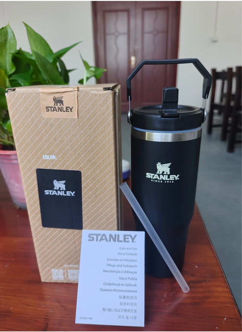 Stanley - IceFlow Stainless Steel Tumbler - Vacuum Insulated Water Bottle for Home, Office or Car Reusable Cup with Straw Leak Resistant Flip Cold for 12 Hours or Iced for 2 Days, 30oz - Image 1