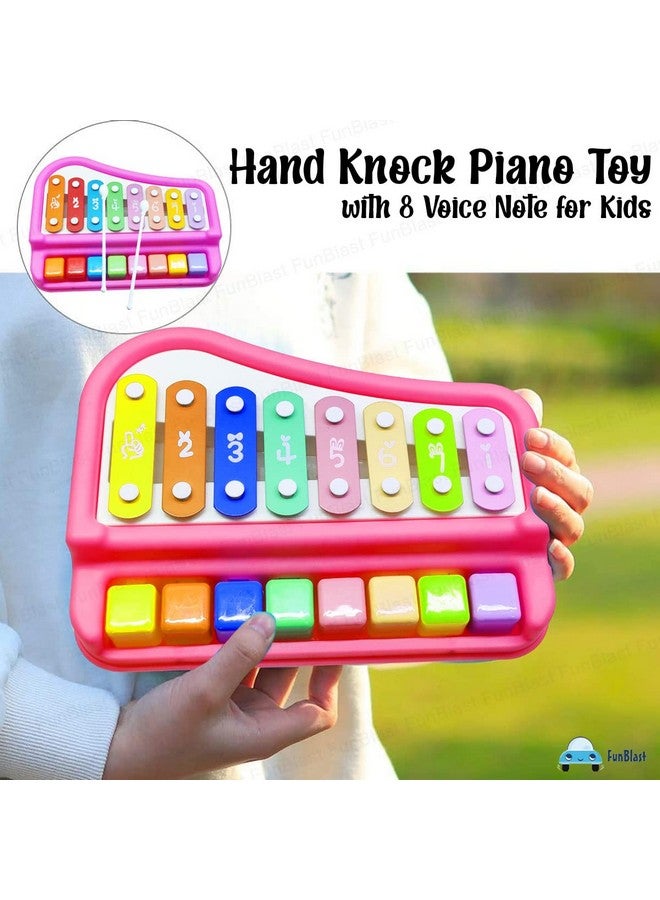 FunBlast Xylophone - Xylophone for Kids, Kids Musical Instruments, Kids Xylophone, Xylophone for 1 Year Old, Kids Drums & Percussion, Hammering & Pounding Toys, Hand Knock Piano Toys (Red) - Image 4