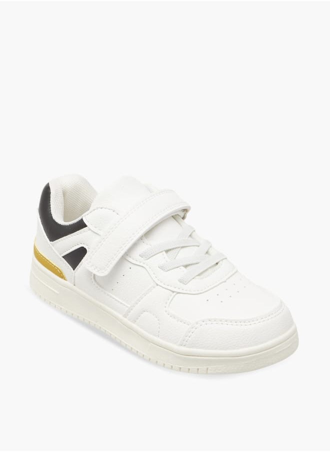 LBL by Shoexpress Boys Colourblock Sneakers with Hook and Loop Closure - SX240035K  - Image 2