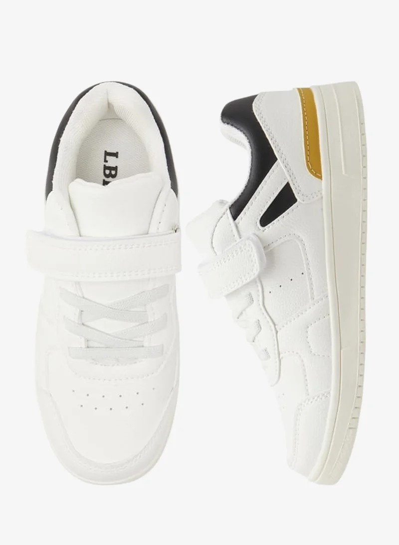 LBL by Shoexpress Boys Colourblock Sneakers with Hook and Loop Closure - SX240035K Ramadan Collection