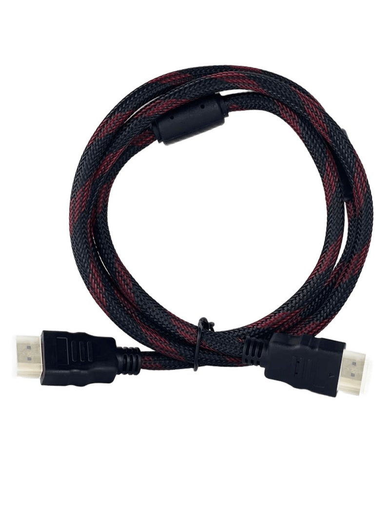 HD Cable, 1.5 Metre, Black/Red 