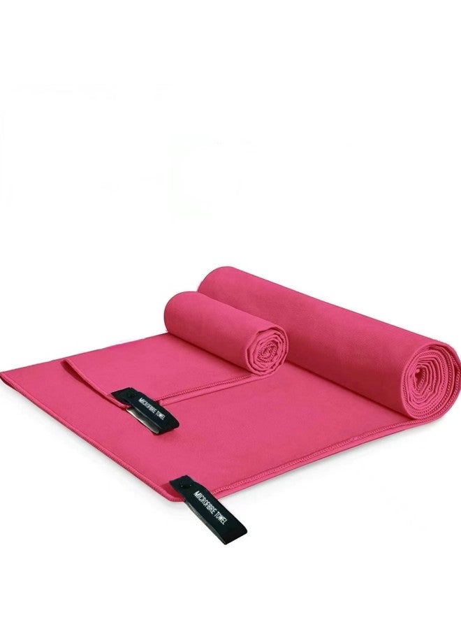 Portable Storage Double-sided Velvet Three-piece Quick-drying Towel Fitness Camping Mountaineering Microfiber Towel Set