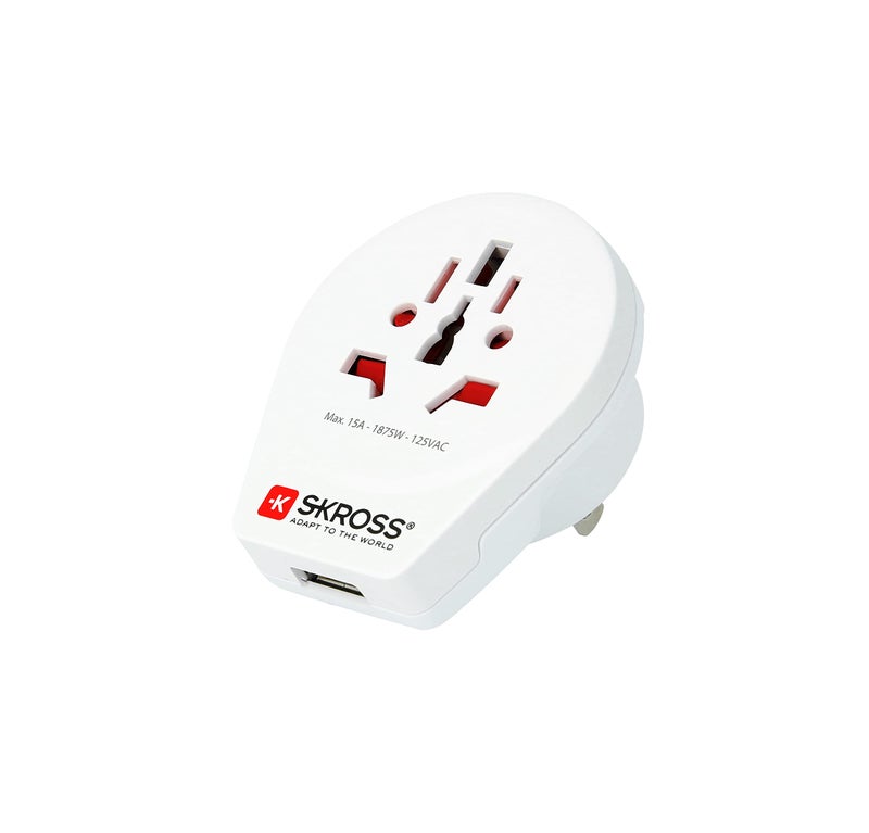 1500268 World to USA USB Single adapters USB
