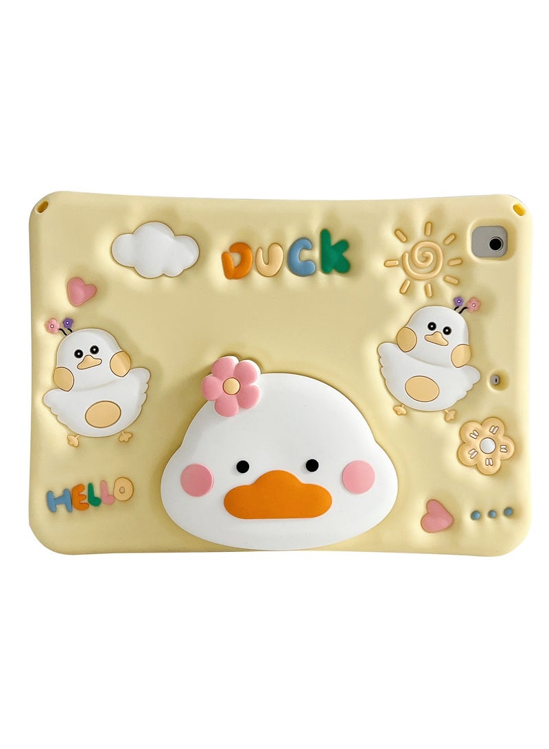 general Kids Case for iPad 10.9Inch (10th Gen) 2022 Soft Silicone Protective Case, 3D Cartoon Stand,  Lightweight Shockproof Case iPad 9th Generation Case for Kids Girls Protective - Image 1
