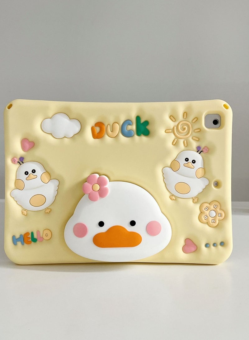 general Kids Case for iPad 10.9Inch (10th Gen) 2022 Soft Silicone Protective Case, 3D Cartoon Stand,  Lightweight Shockproof Case iPad 9th Generation Case for Kids Girls Protective - Image 2