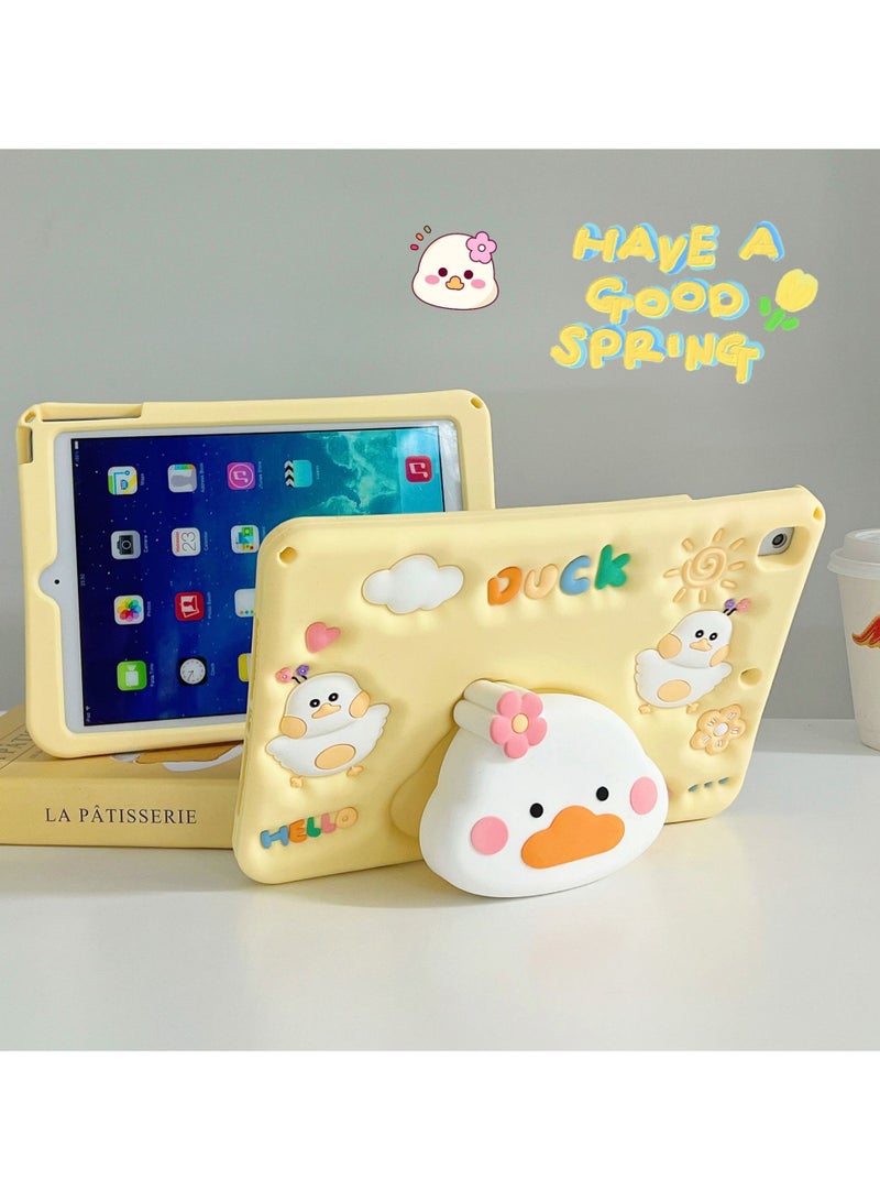 general Kids Case for iPad 10.9Inch (10th Gen) 2022 Soft Silicone Protective Case, 3D Cartoon Stand,  Lightweight Shockproof Case iPad 9th Generation Case for Kids Girls Protective - Image 3