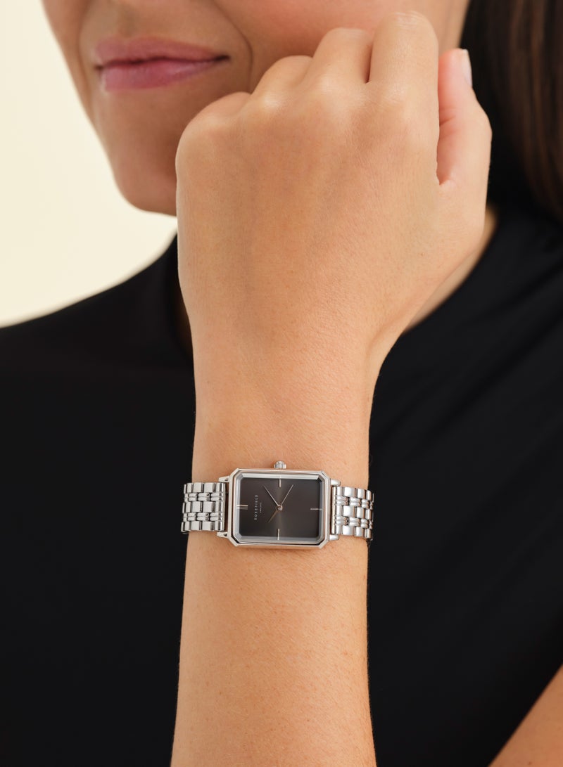 روزفيلد المثمن الرمادي الصلب الفضي - Image 3