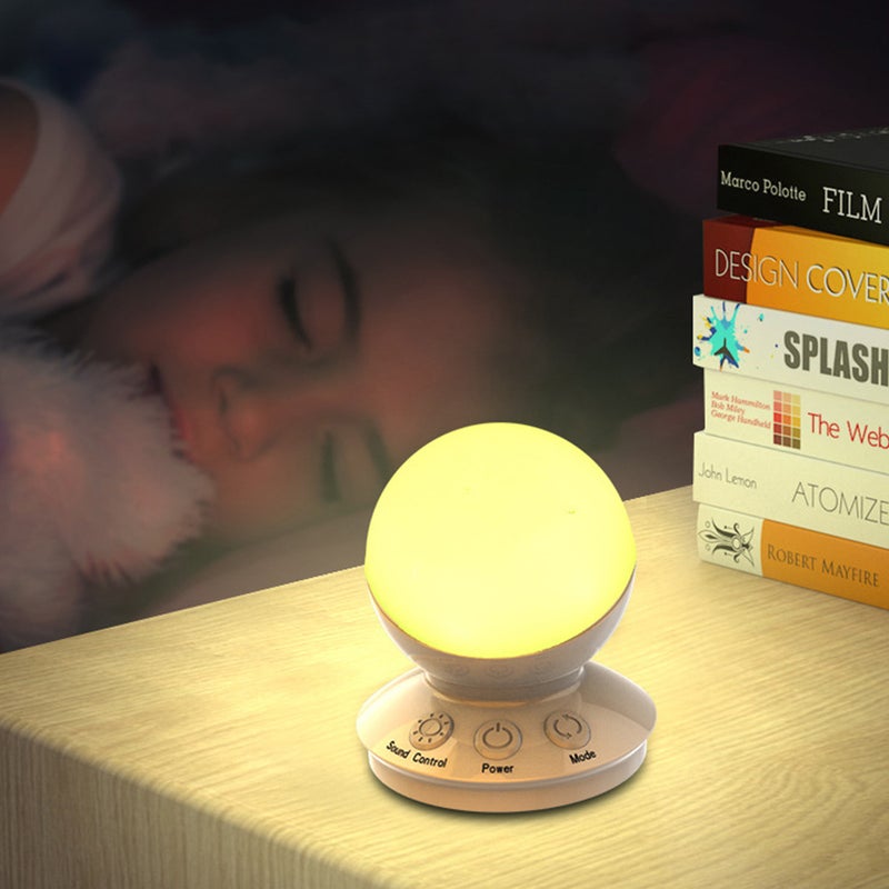 1 Pc Voice Controlled Night Light RGB Table Light Shape Lamp(White) - Image 4