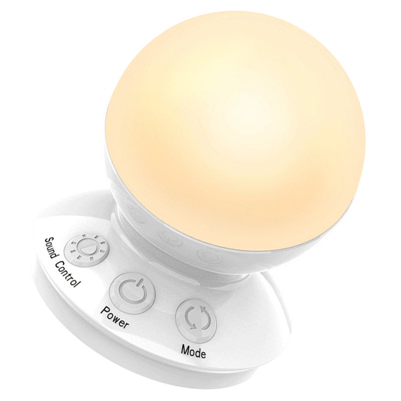 1 Pc Voice Controlled Night Light RGB Table Light Shape Lamp(White) - Image 1