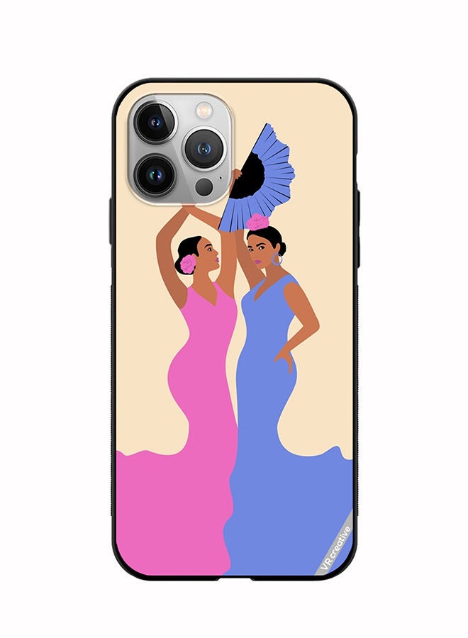 VR CREATIVE Protective Case Cover For Apple iPhone 11 Pro Max Spanish Women Dancing Flamenco Design Multicolour - Image 1