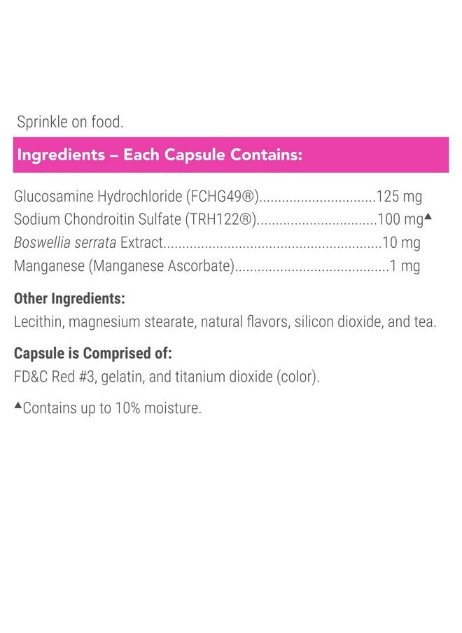 Nutramax Laboratories Nutramax Cosequin for Cats Joint Health Supplement, Contains Glucosamine for Cats, Plus Chondroitin and Boswellia, Supports Healthy Joints, For All Breeds and Sizes, Sprinkle Capsules, 60 Count  - Image 4
